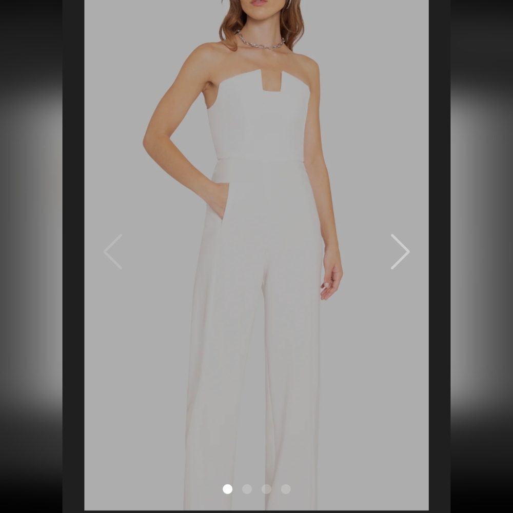 Black Halo Lena color block jumpsuit